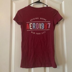 Red Aeropostale T-Shirt XS